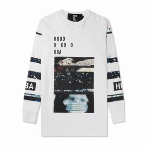 Hood By Air White Layered Graphic Long Sleeve